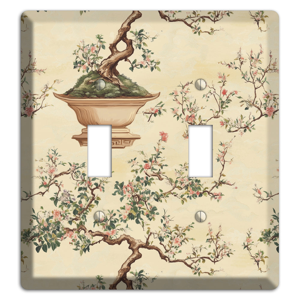 Bonsai & Blossom 2 Toggle Wallplate