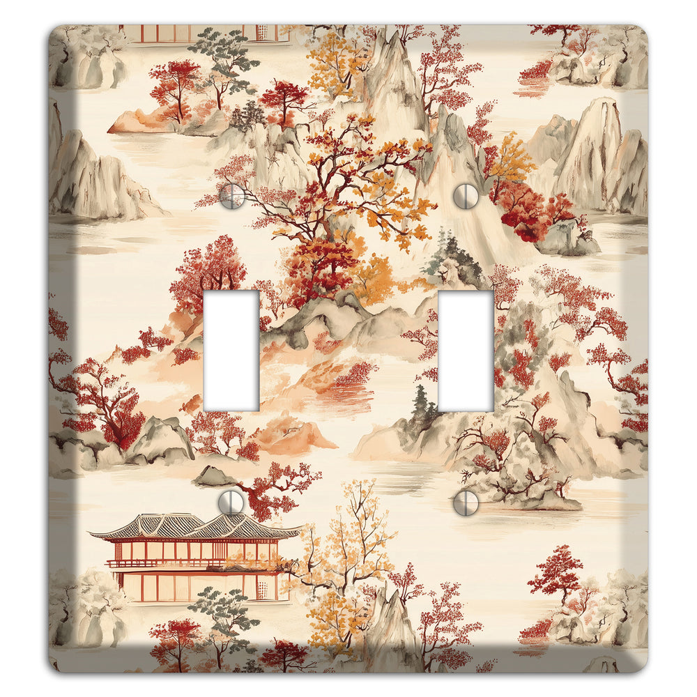 Mountain Autumn Reverie 2 Toggle Wallplate