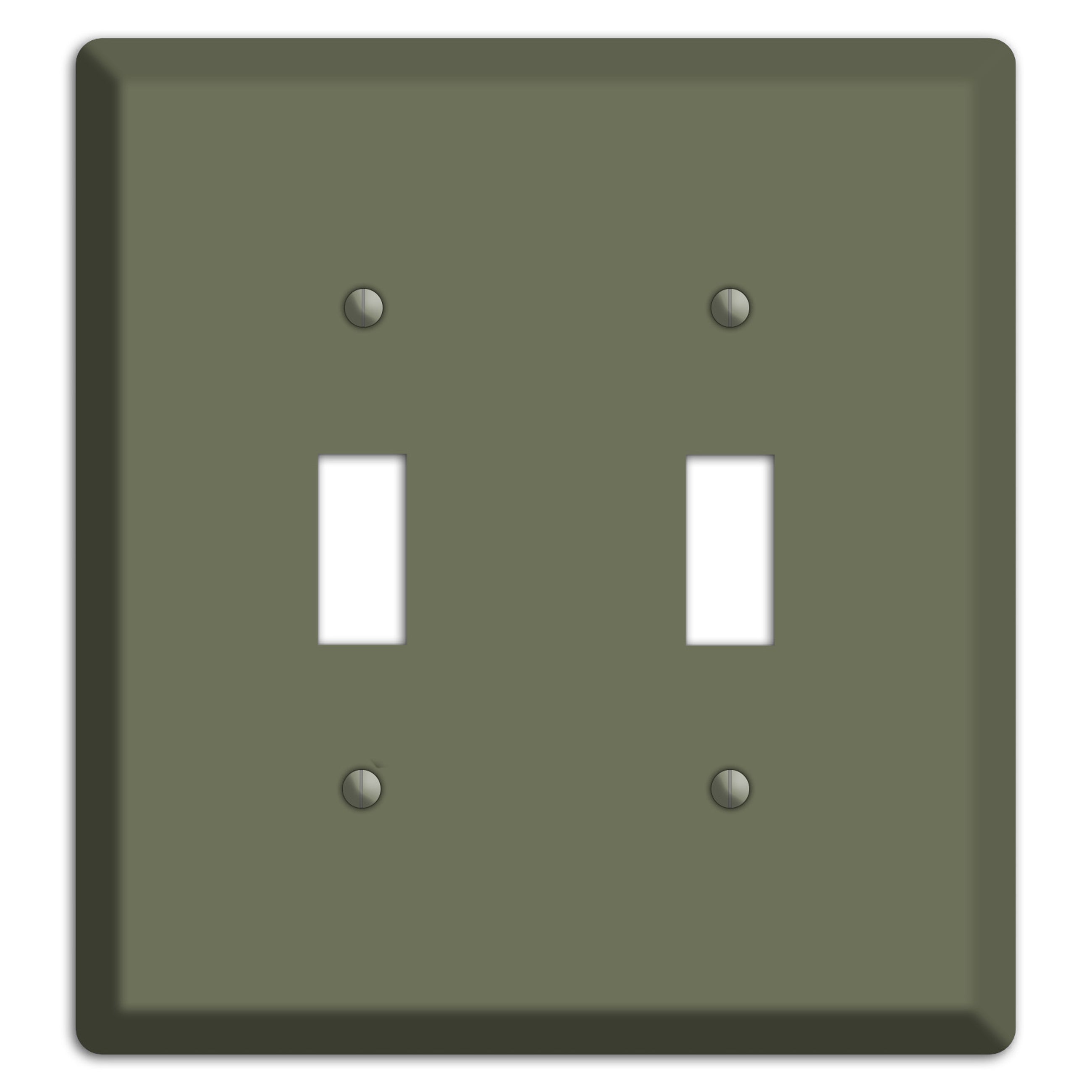 Baxter Eucalyptus 2 Toggle Wallplate