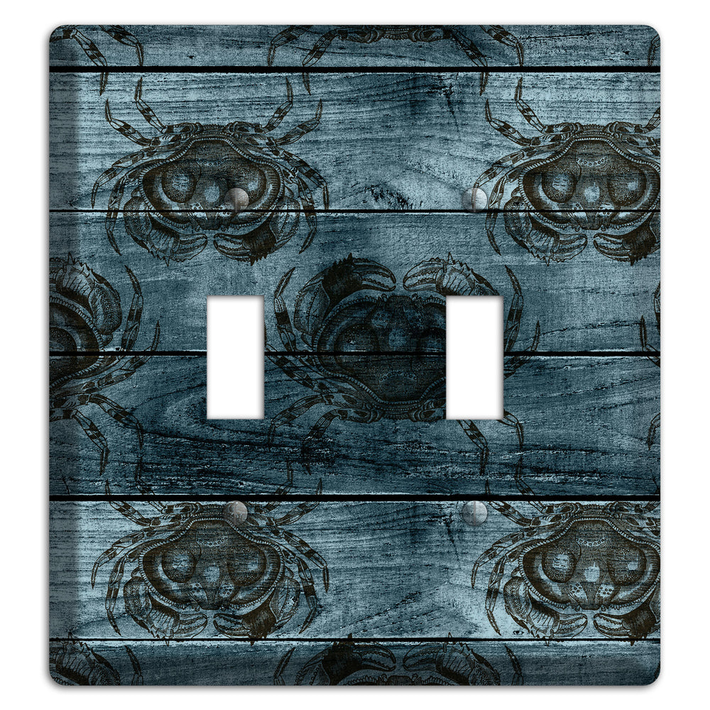 Crabby Waters 2 Toggle Wallplate