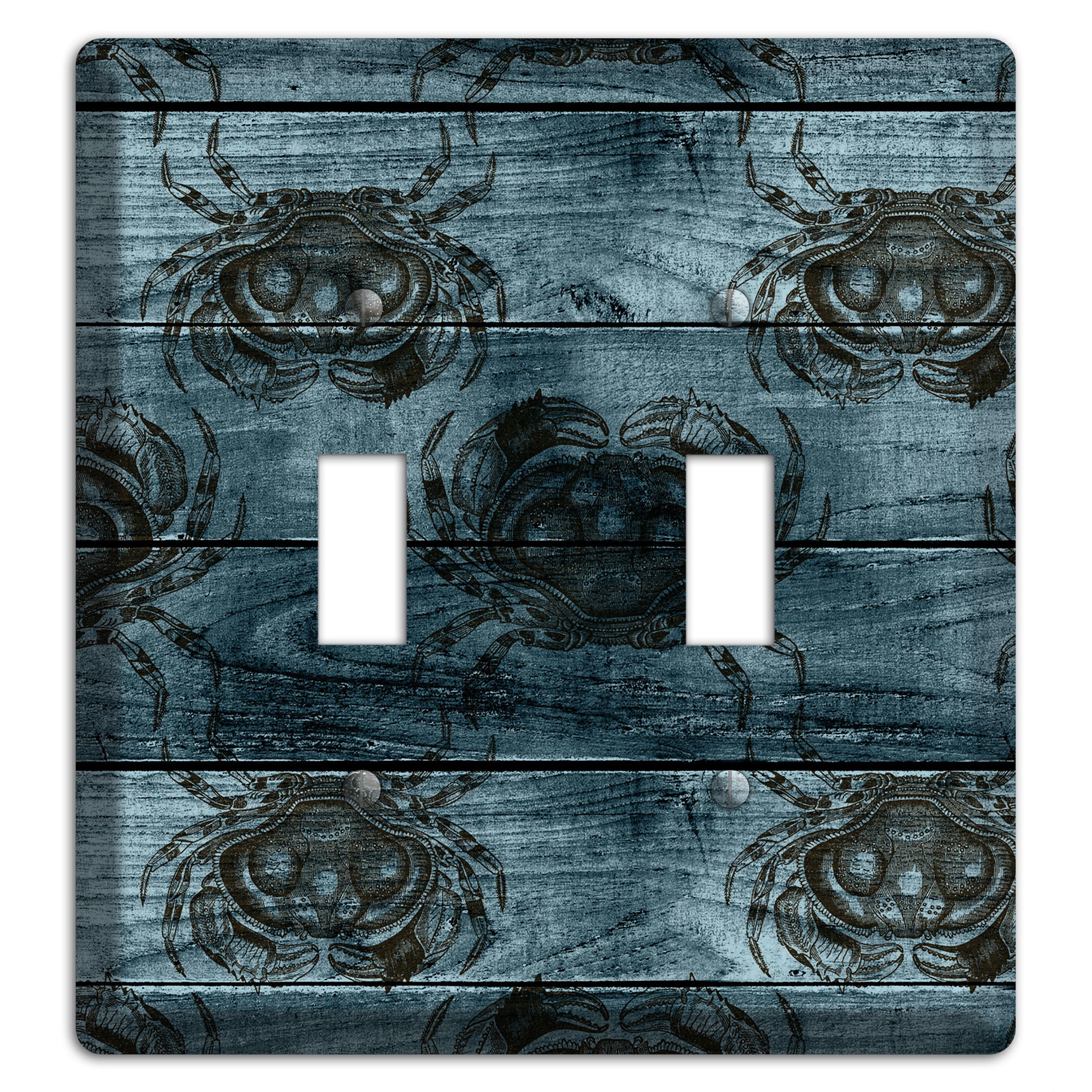 Crabby Waters 2 Toggle Wallplate