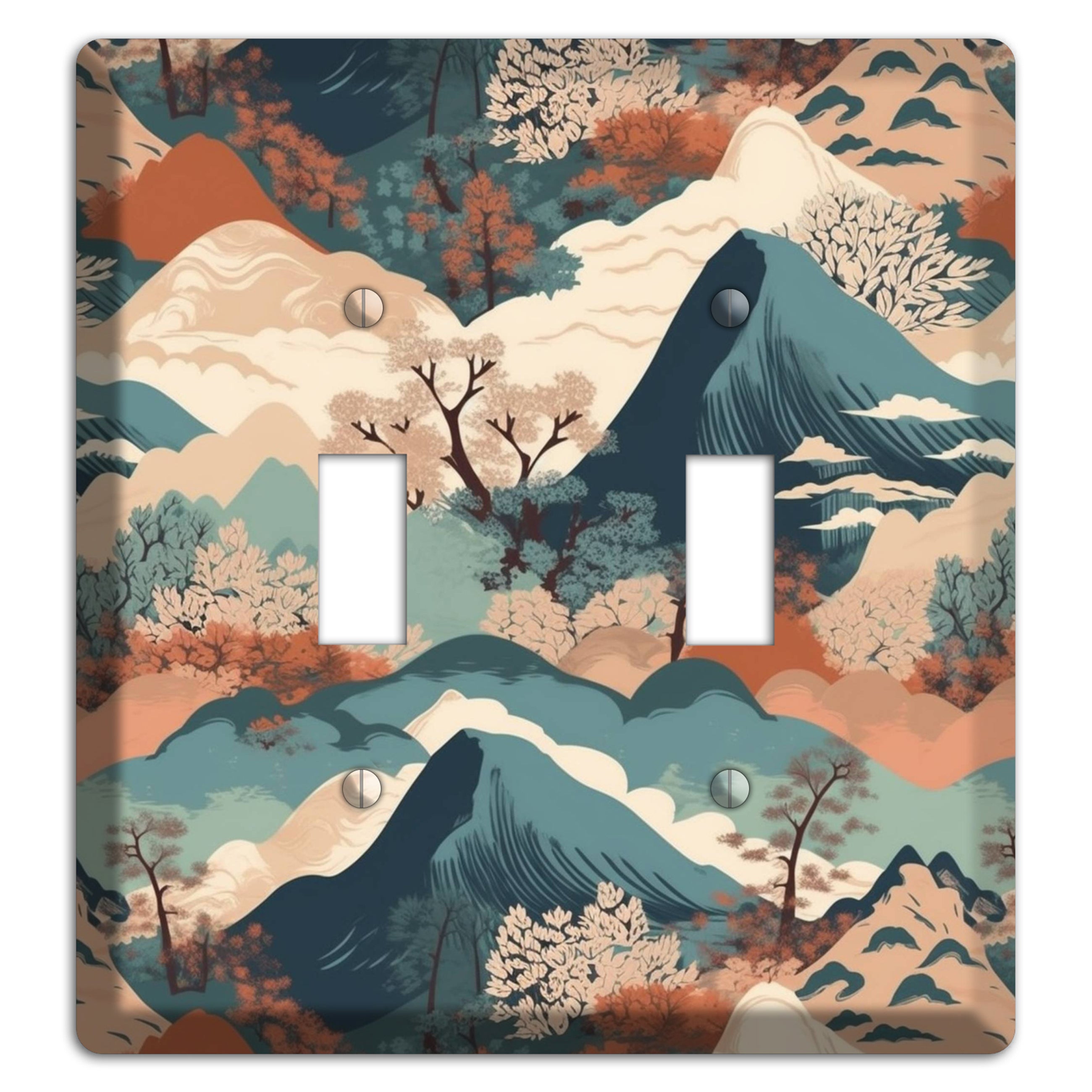 Mountain Reverie 2 Toggle Wallplate