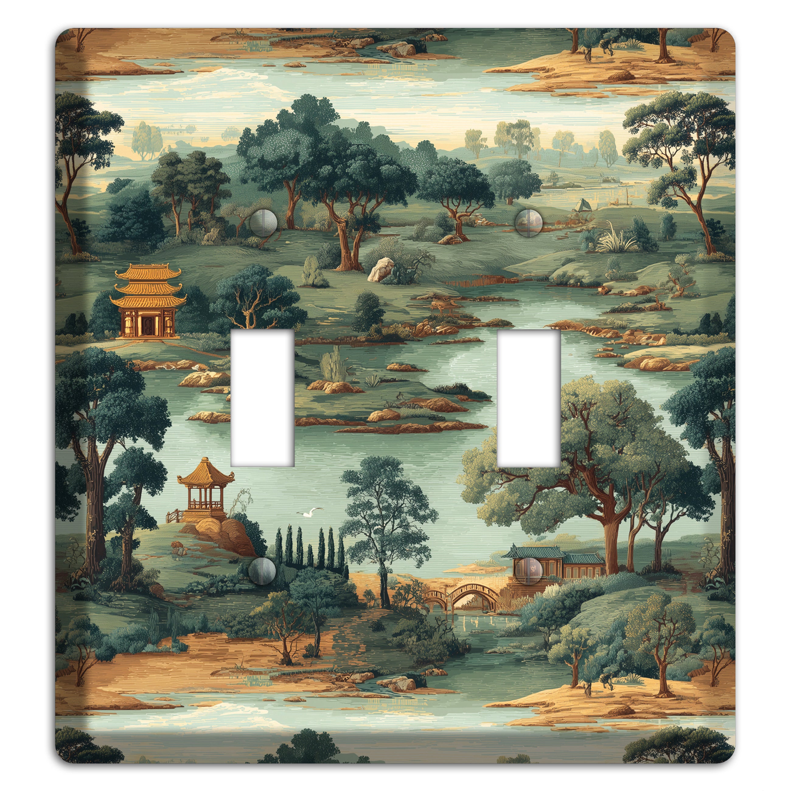 Pavilion and Stream 2 Toggle Wallplate