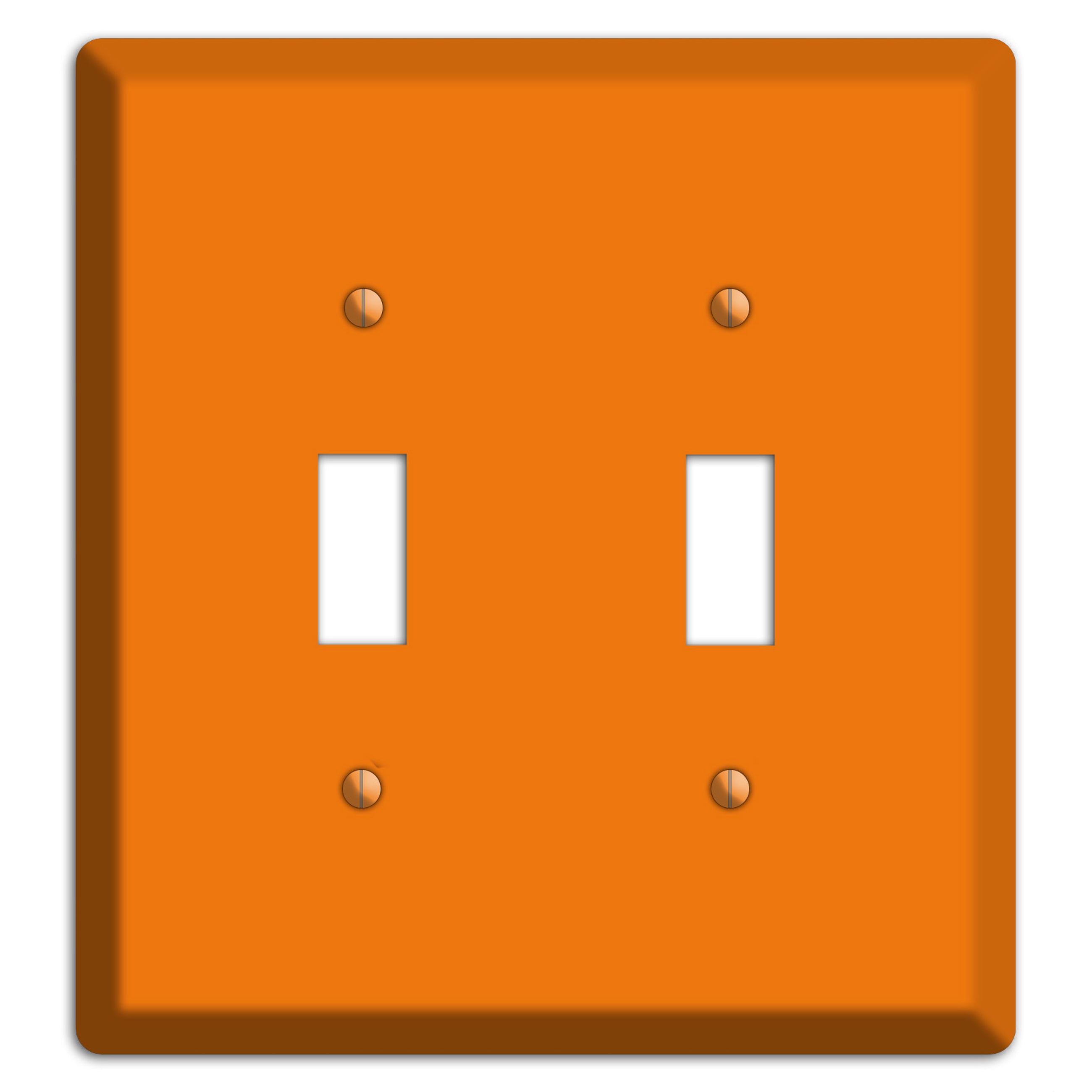 Baxter Pumpkin 2 Toggle Wallplate