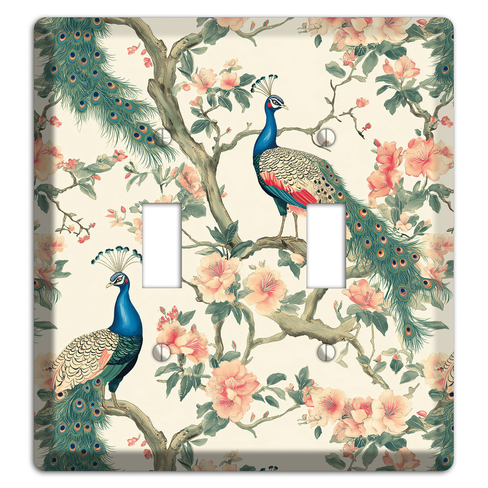 Imperial Plumage Garden 2 Toggle Wallplate