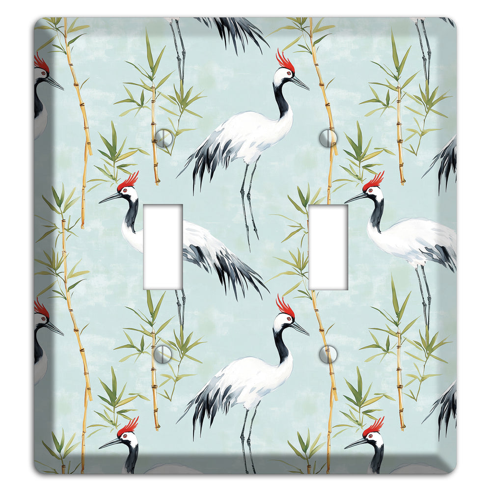 Celadon Bamboo Vigil 2 Toggle Wallplate