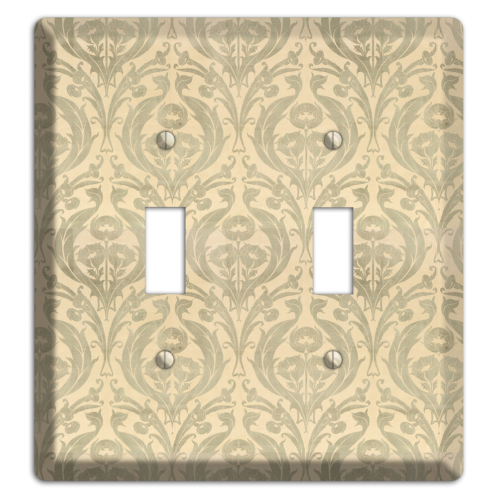 Whispered Thistle 2 Toggle Wallplate