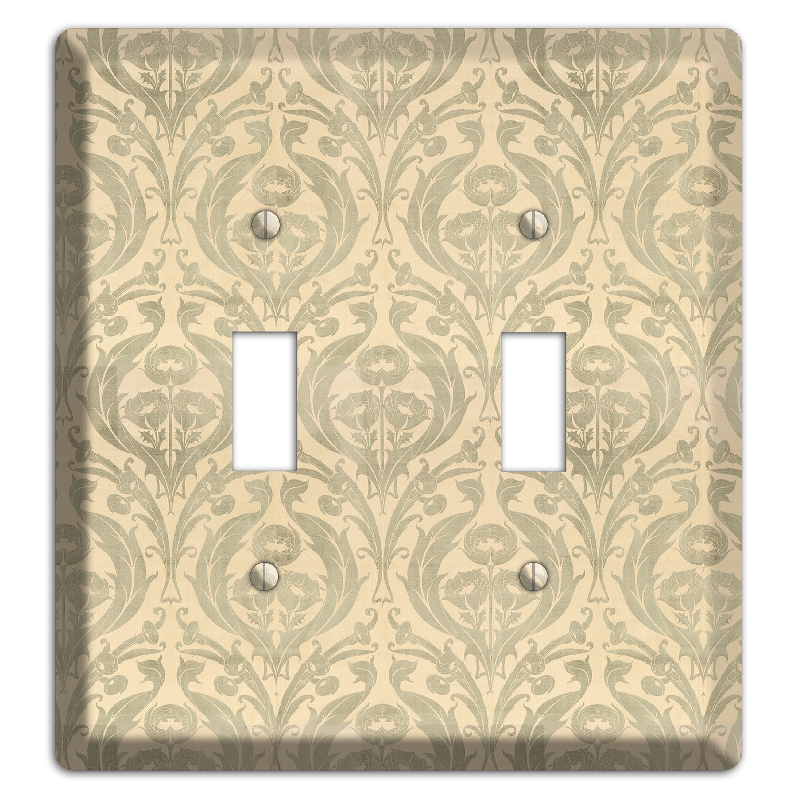 Whispered Thistle 2 Toggle Wallplate