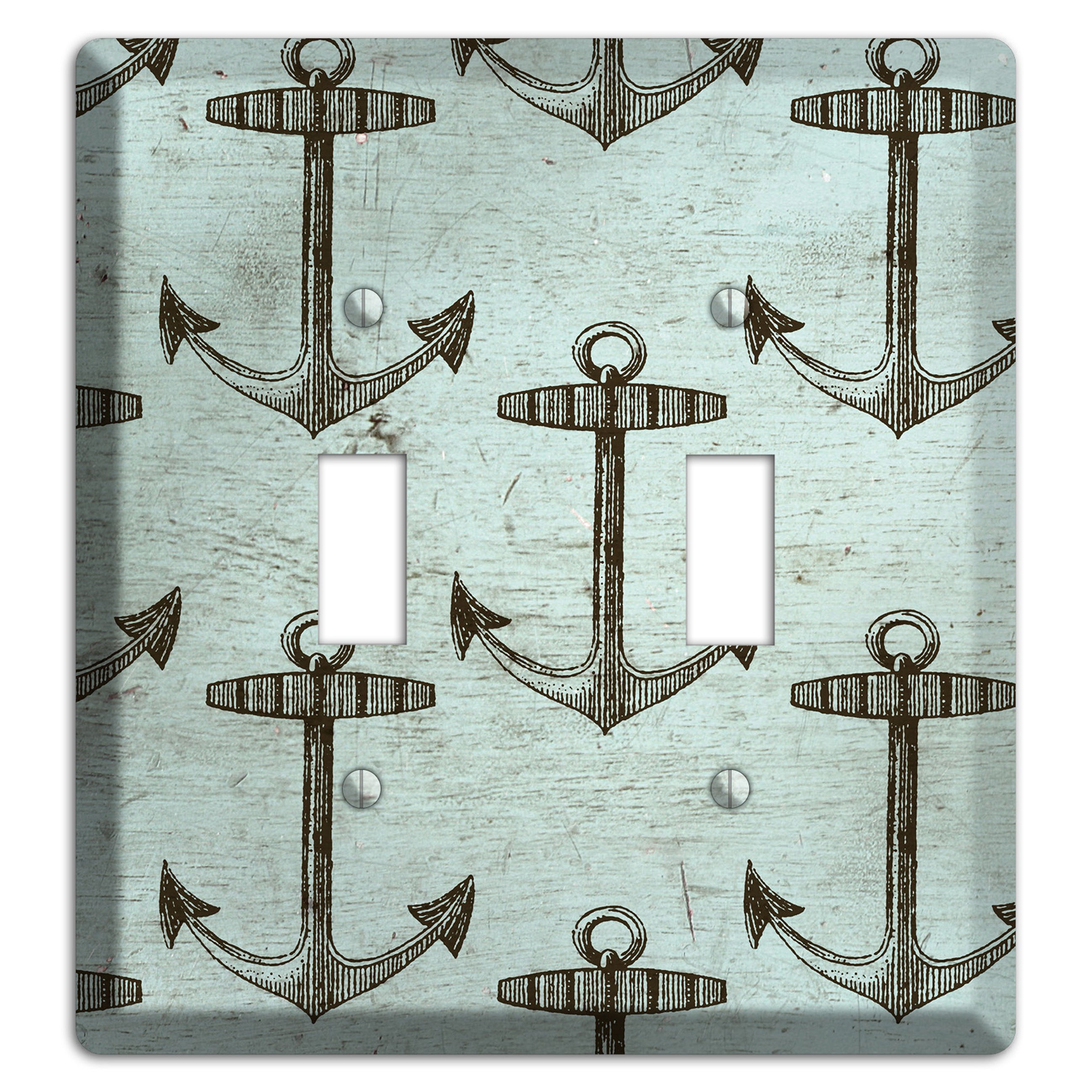Anchored in Time 2 Toggle Wallplate