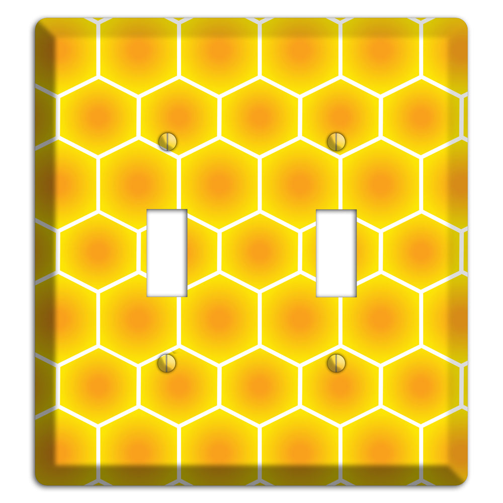 Liquid Gold Grid 2 Toggle Wallplate
