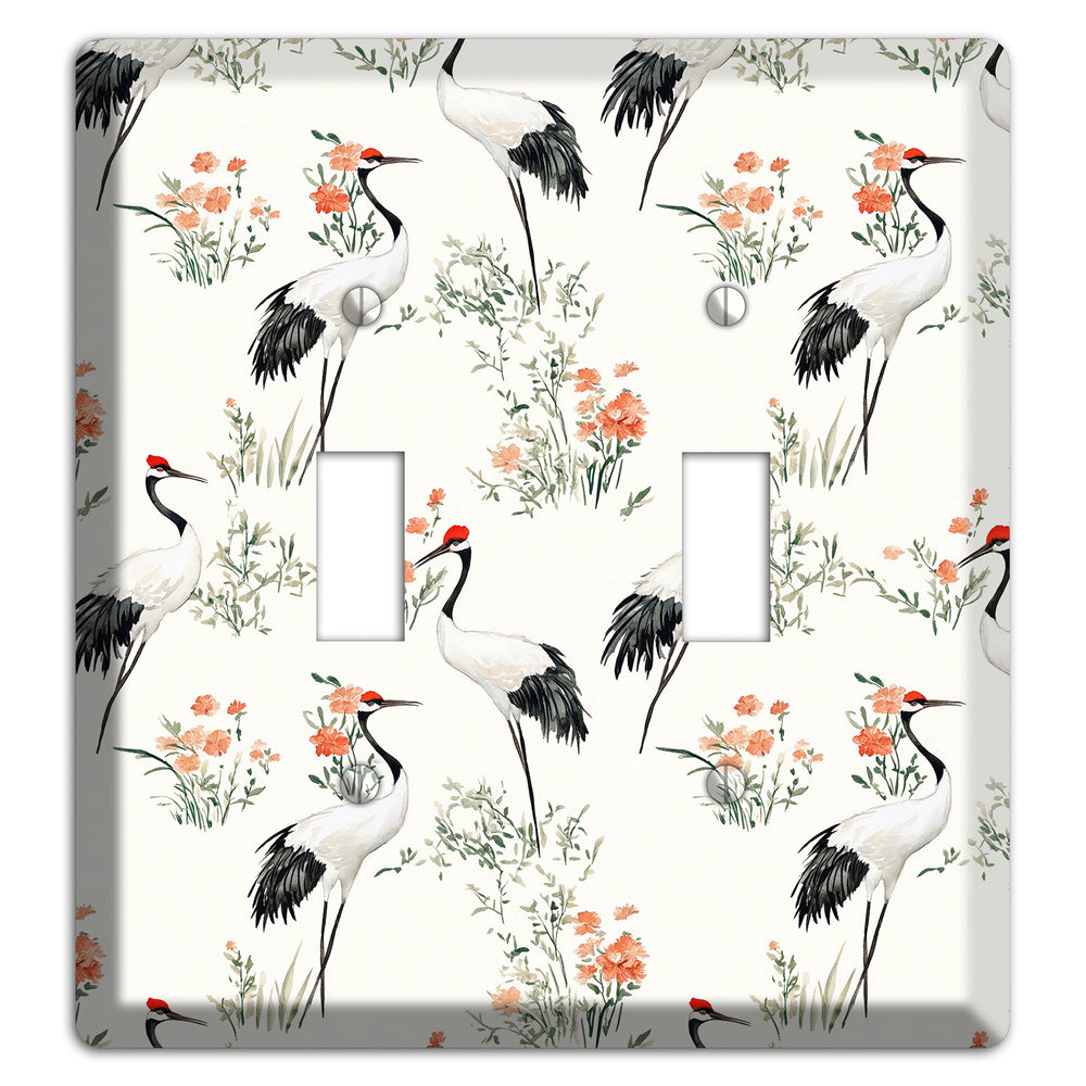 Coral Meadow Flight 2 Toggle Wallplate