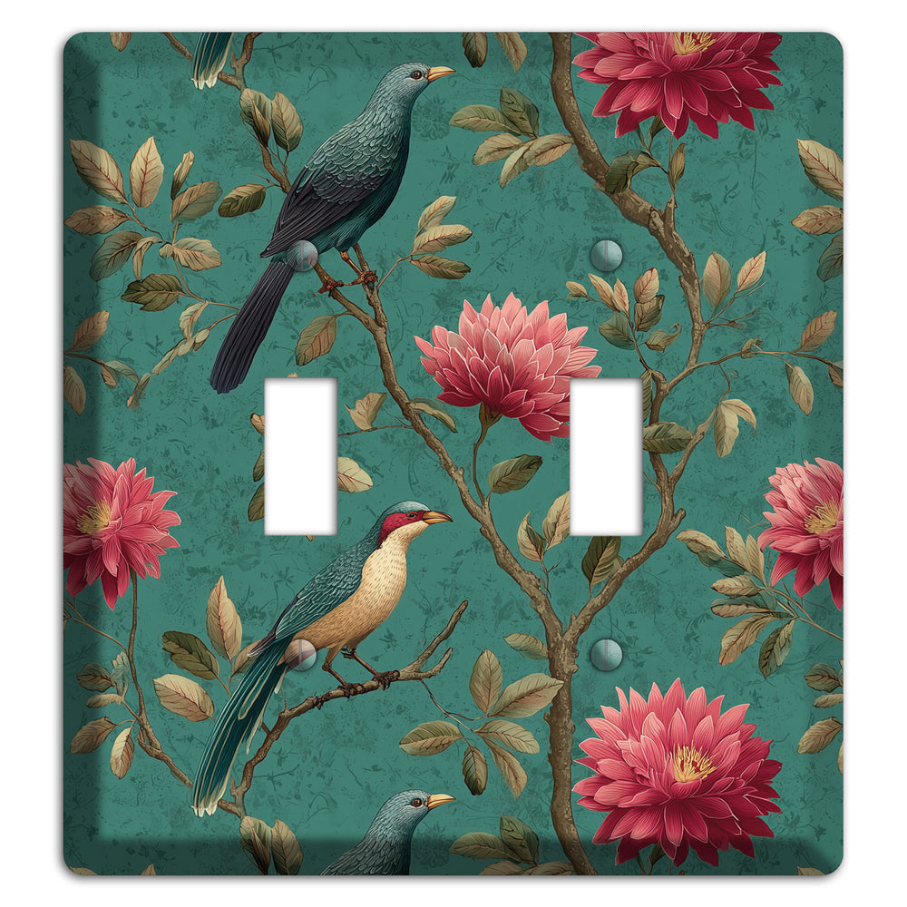 Crimson Perch 2 Toggle Wallplate