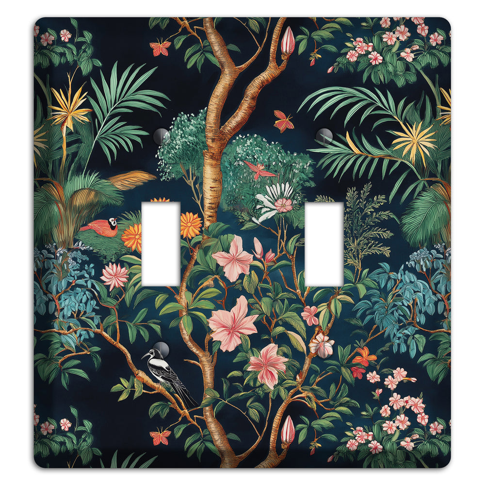 Jungle Nocturne 2 Toggle Wallplate