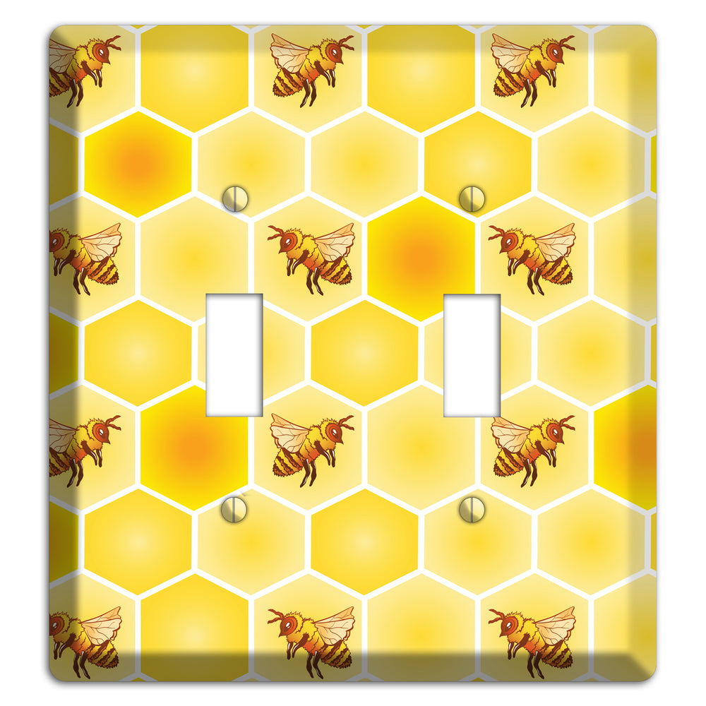 Honeycomb Colony 2 Toggle Wallplate