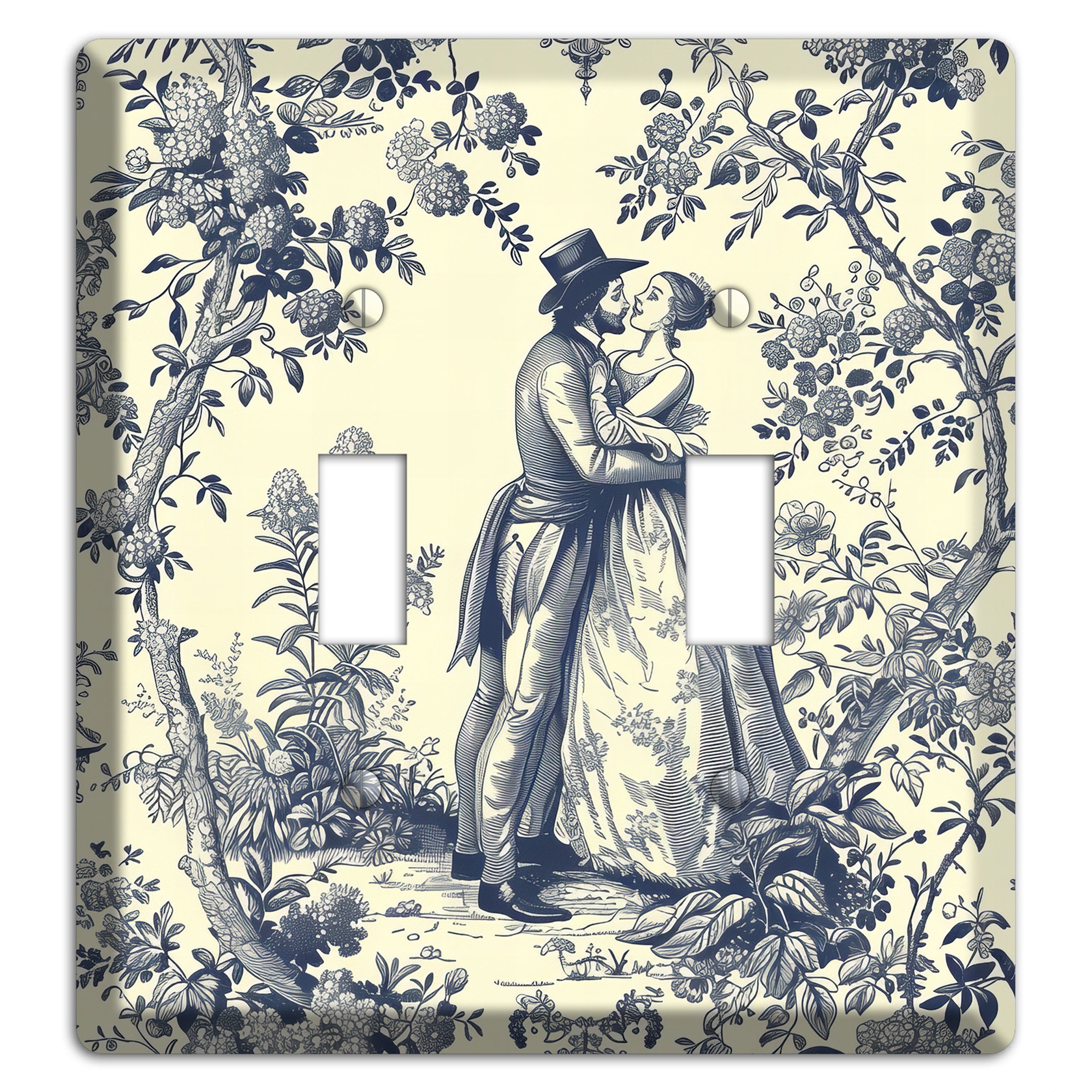 Garden Tryst 2 Toggle Wallplate