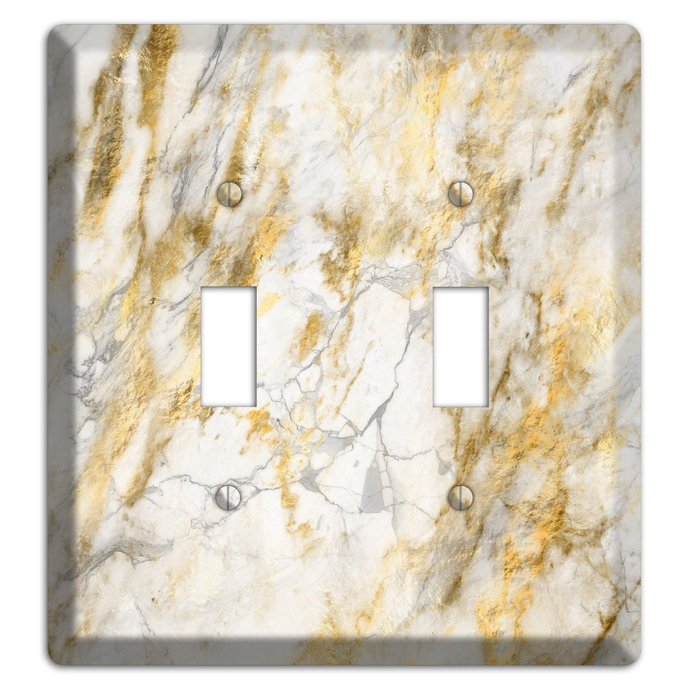 Marigold Marble 2 Toggle Wallplate