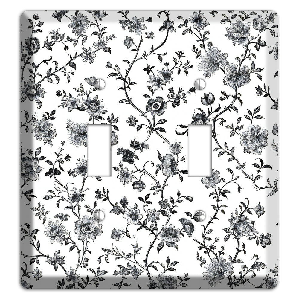 Ink & Ivory Thicket 2 Toggle Wallplate