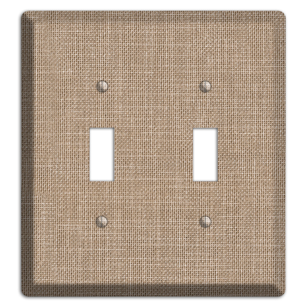 Linen Shore 2 Toggle Wallplate
