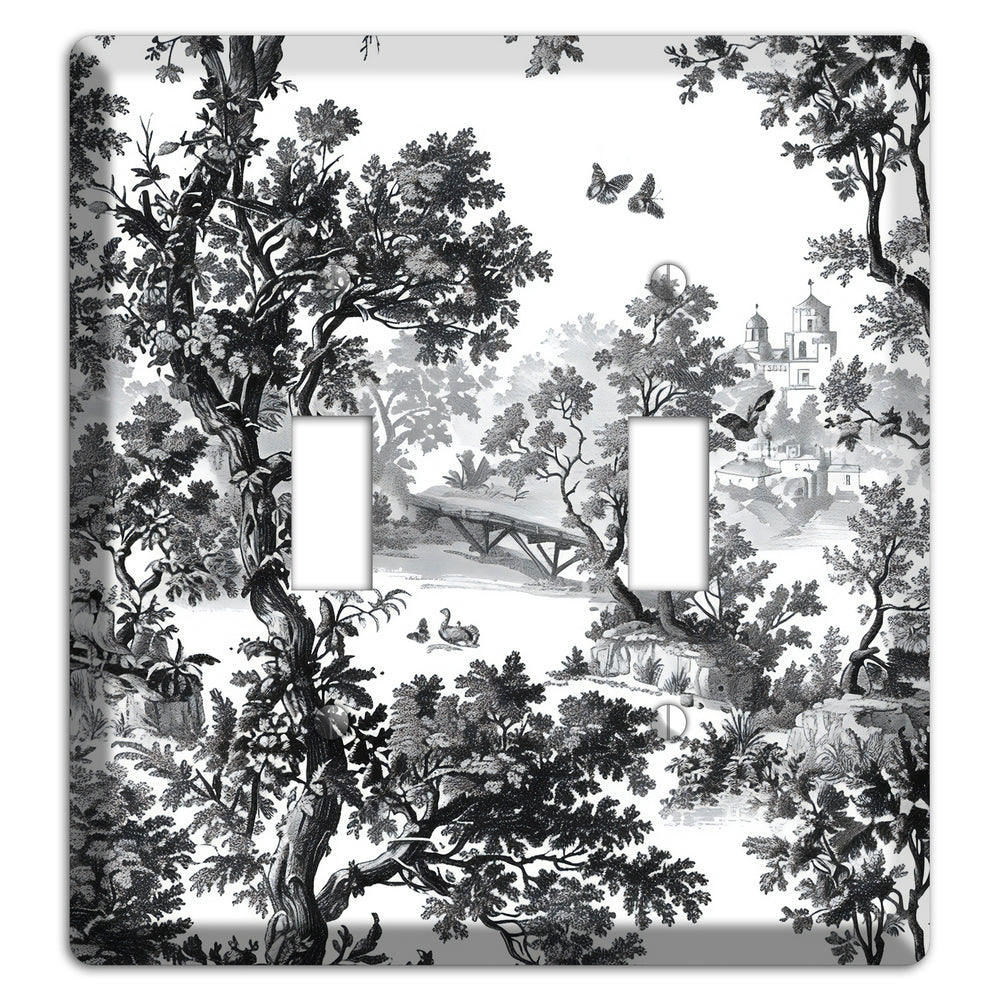 Woodland Chapel Mist 2 Toggle Wallplate