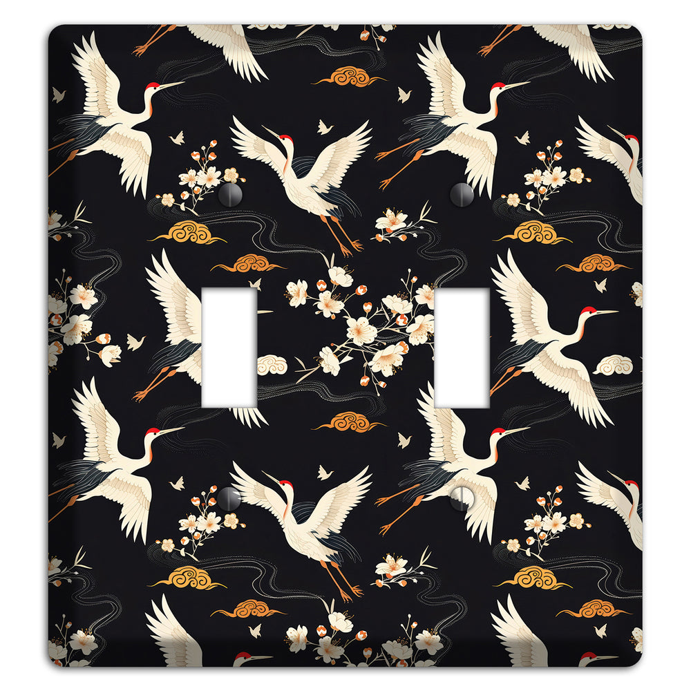 Obsidian Crane Nocturne 2 Toggle Wallplate