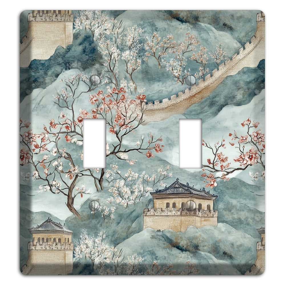 Rampart & Blossom 2 Toggle Wallplate