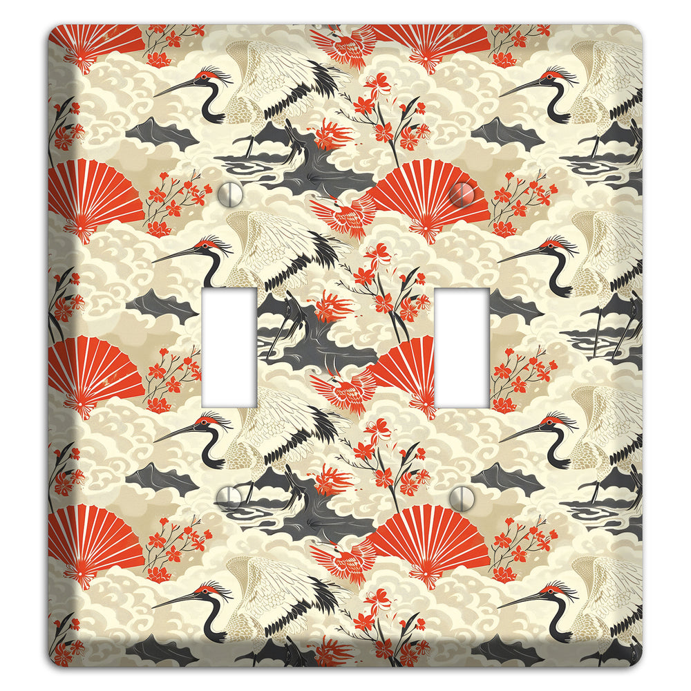 Vermillion Mist Reverie 2 Toggle Wallplate