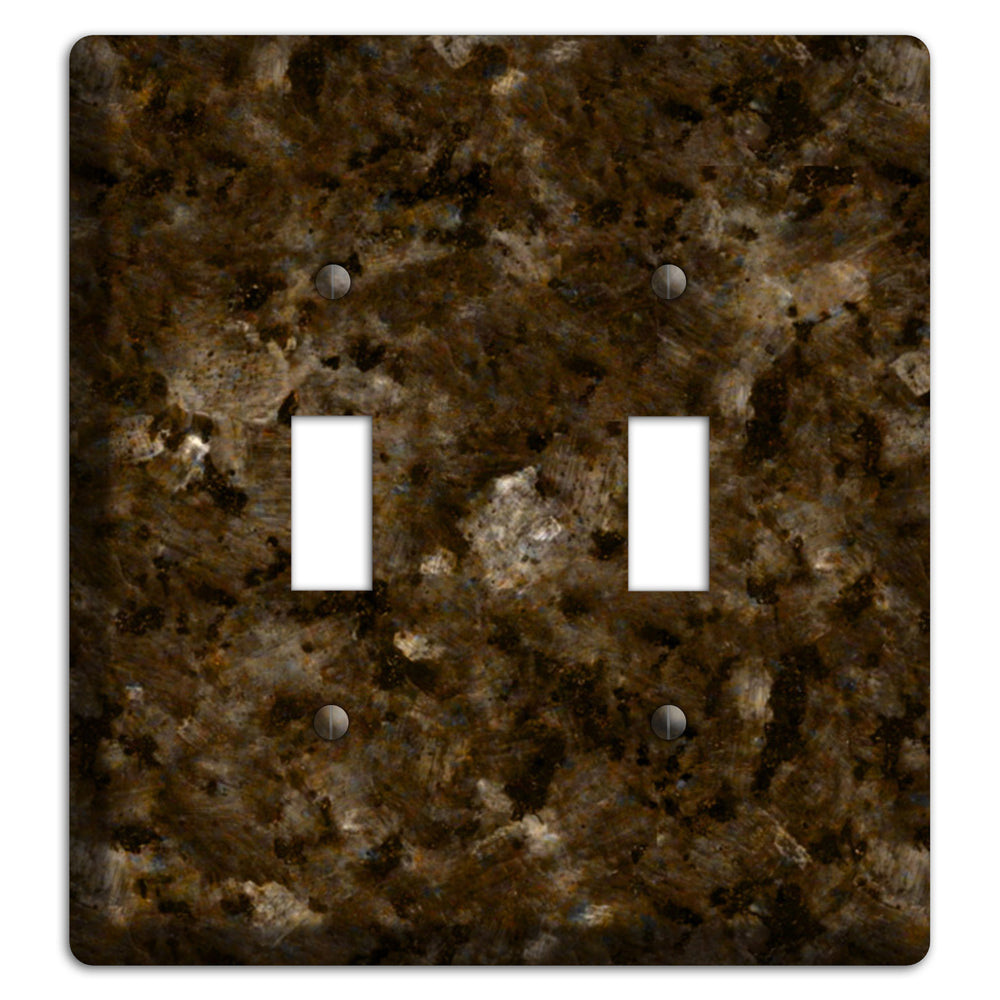 Tropical Brown Granite 2 Toggle Wallplate