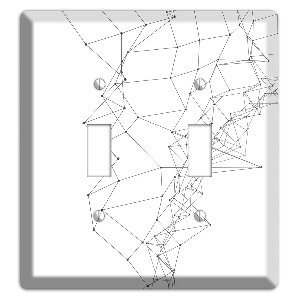 Neural Drift Lines 2 Toggle Wallplate