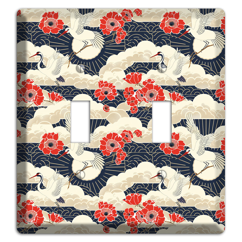 Crimson Peony Ascent 2 Toggle Wallplate