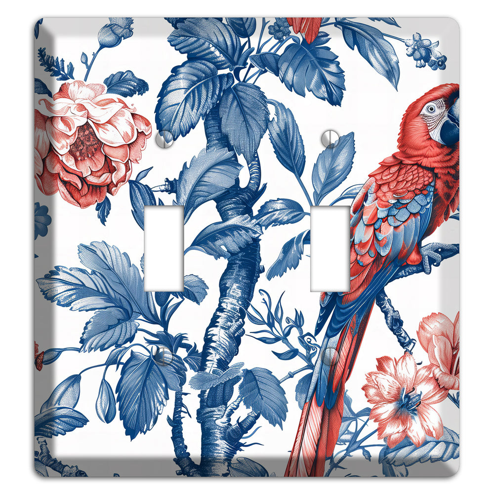 Scarlet in Bloom 2 Toggle Wallplate