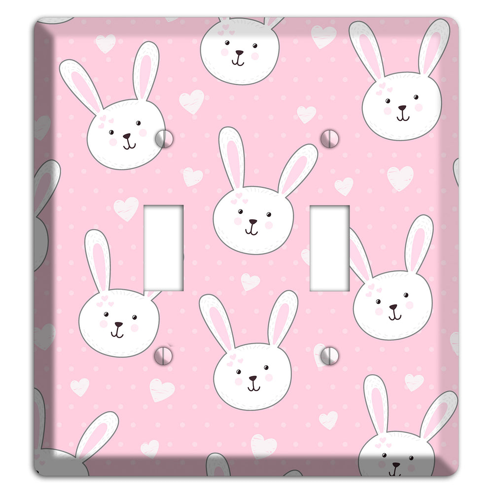 Bunny Love 2 Toggle Wallplate