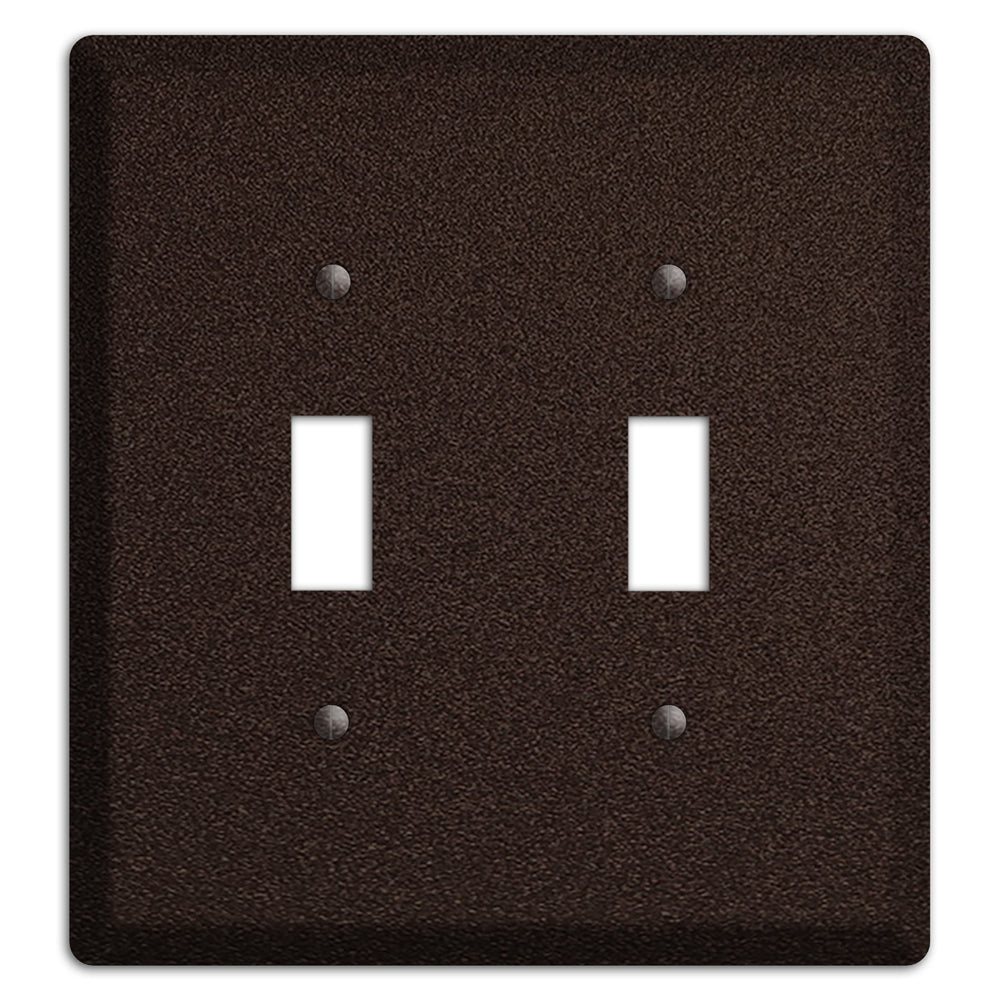 Baxter Subtle Antique Bronze 2 Toggle Wallplate