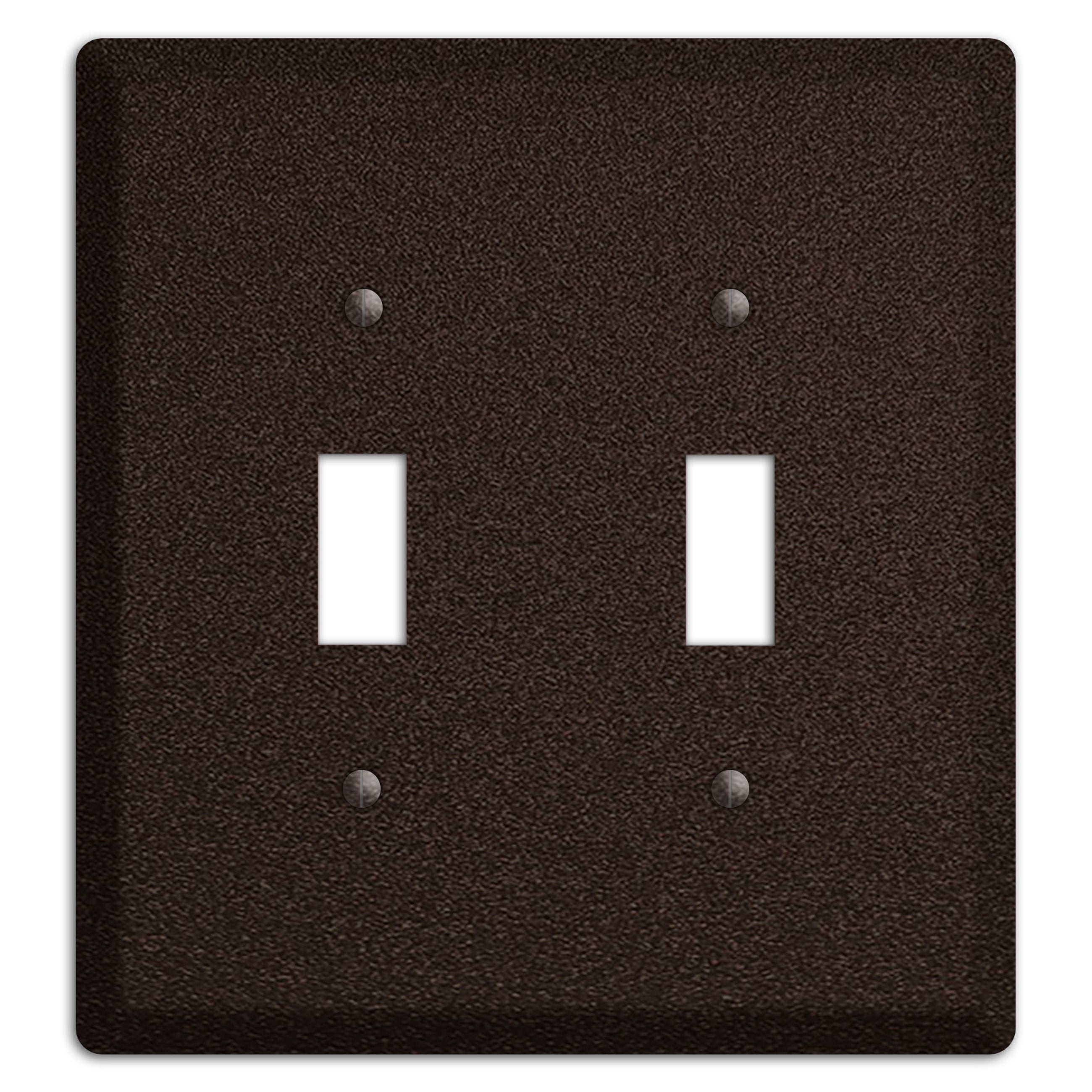 Baxter Subtle Antique Bronze 2 Toggle Wallplate