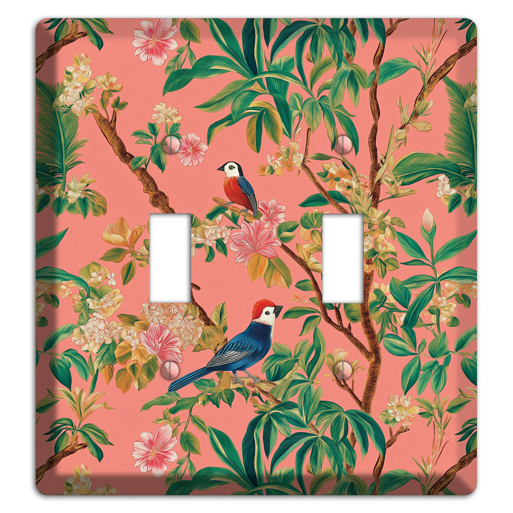 Coral Garden Reverie 2 Toggle Wallplate