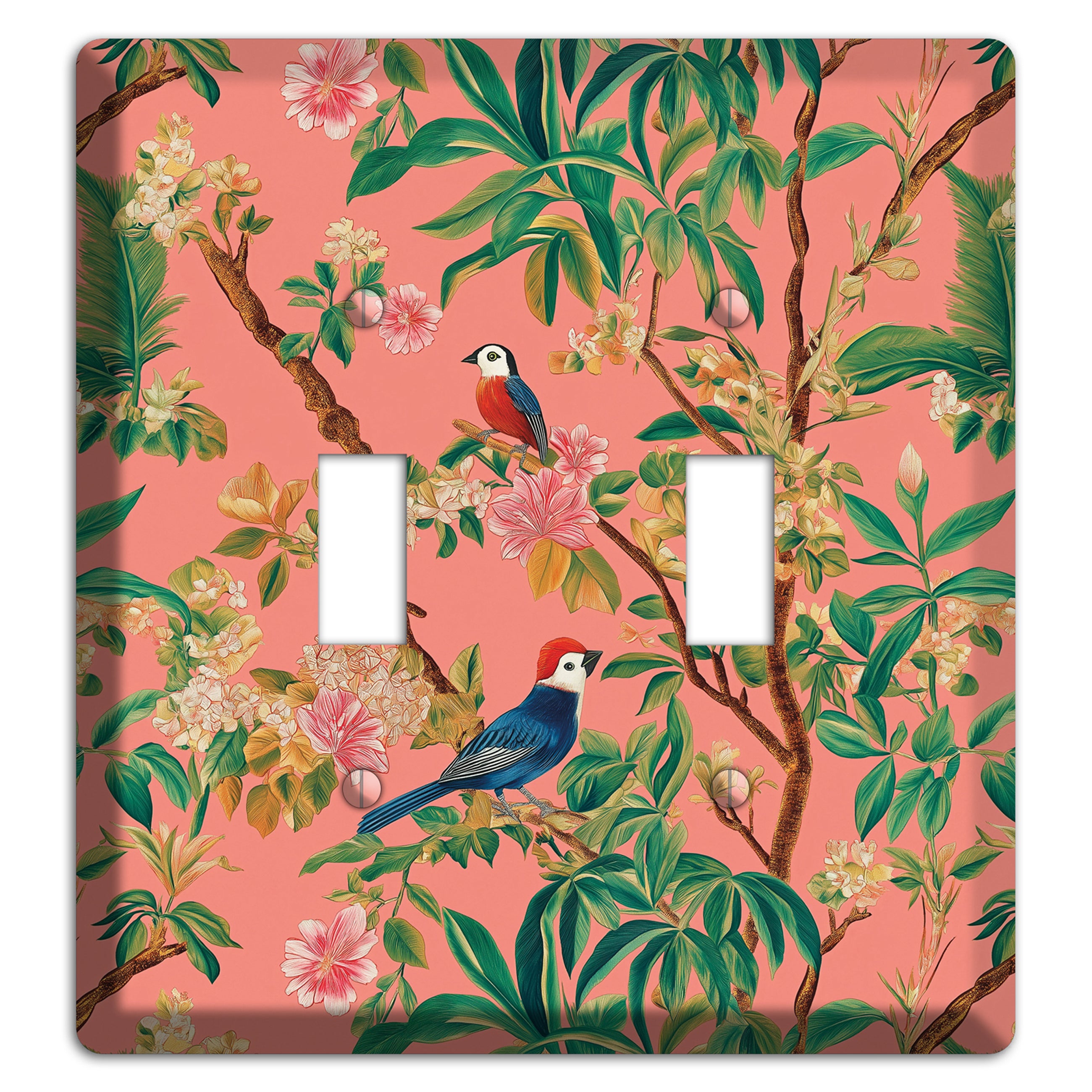 Coral Garden Reverie 2 Toggle Wallplate