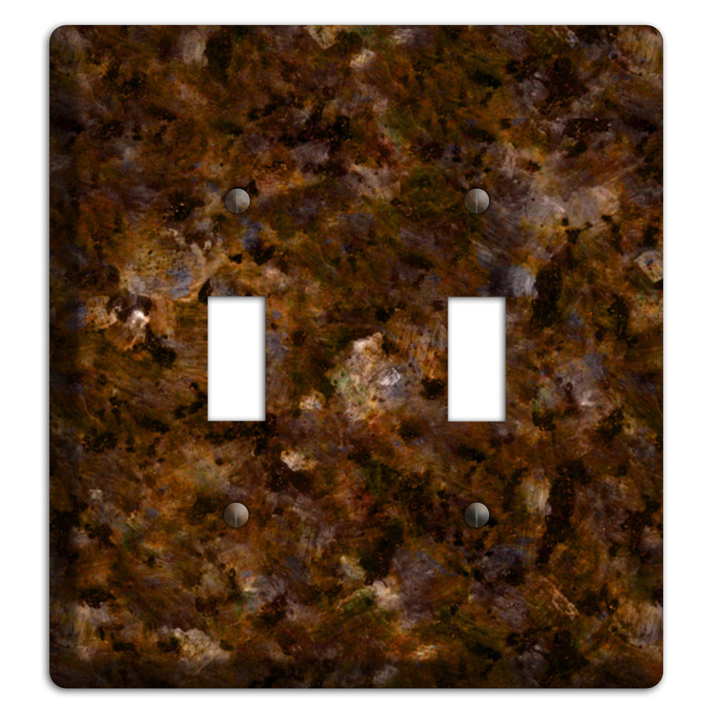 Baltic Green Granite 2 Toggle Wallplate
