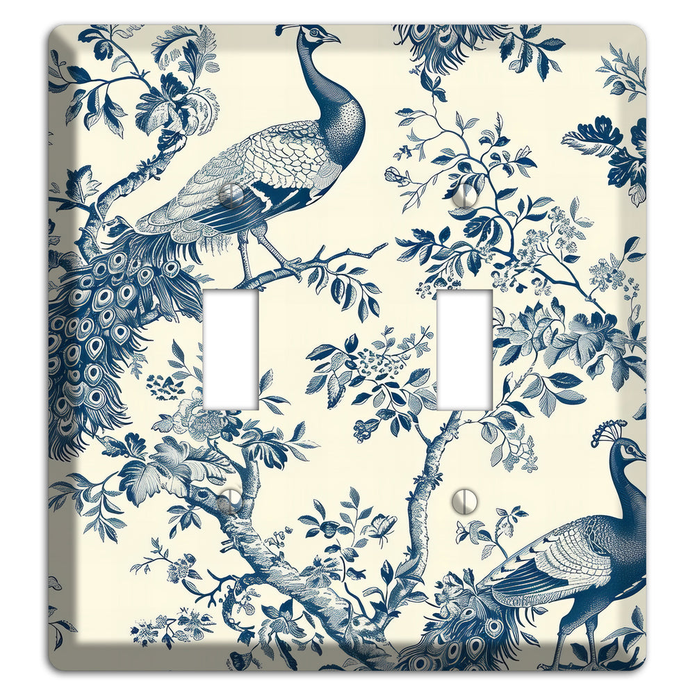 Peacock Court 2 Toggle Wallplate