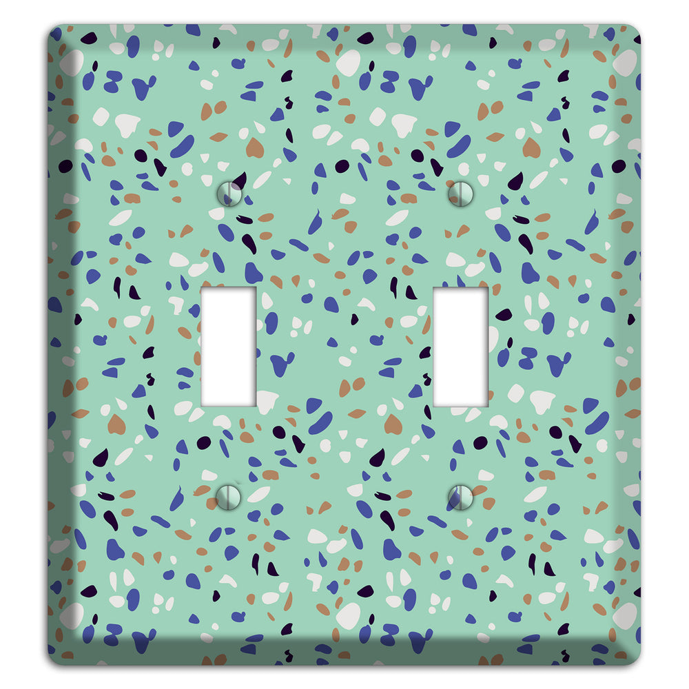 Sea Breeze Confetti 2 Toggle Wallplate