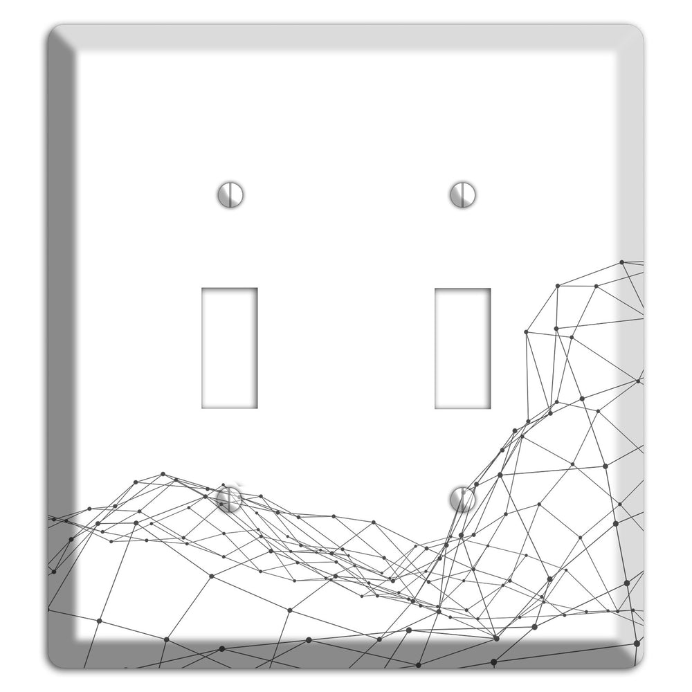 Lattice Wave Surge 2 Toggle Wallplate