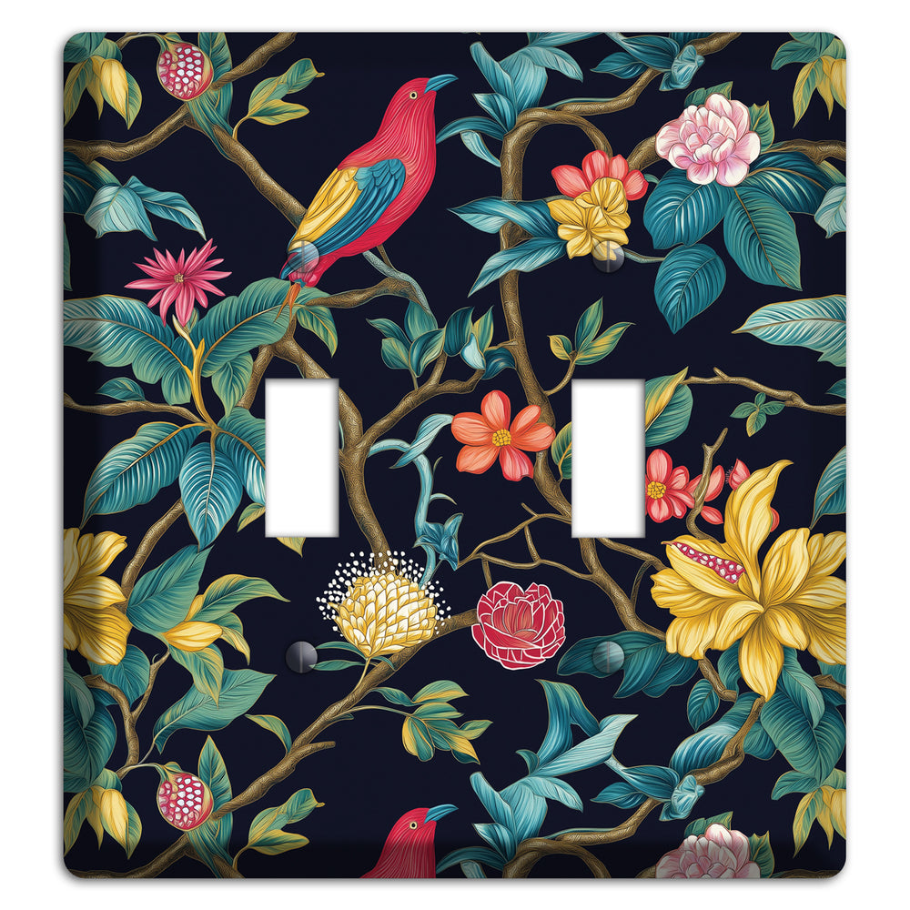 Scarlet Perch 2 Toggle Wallplate