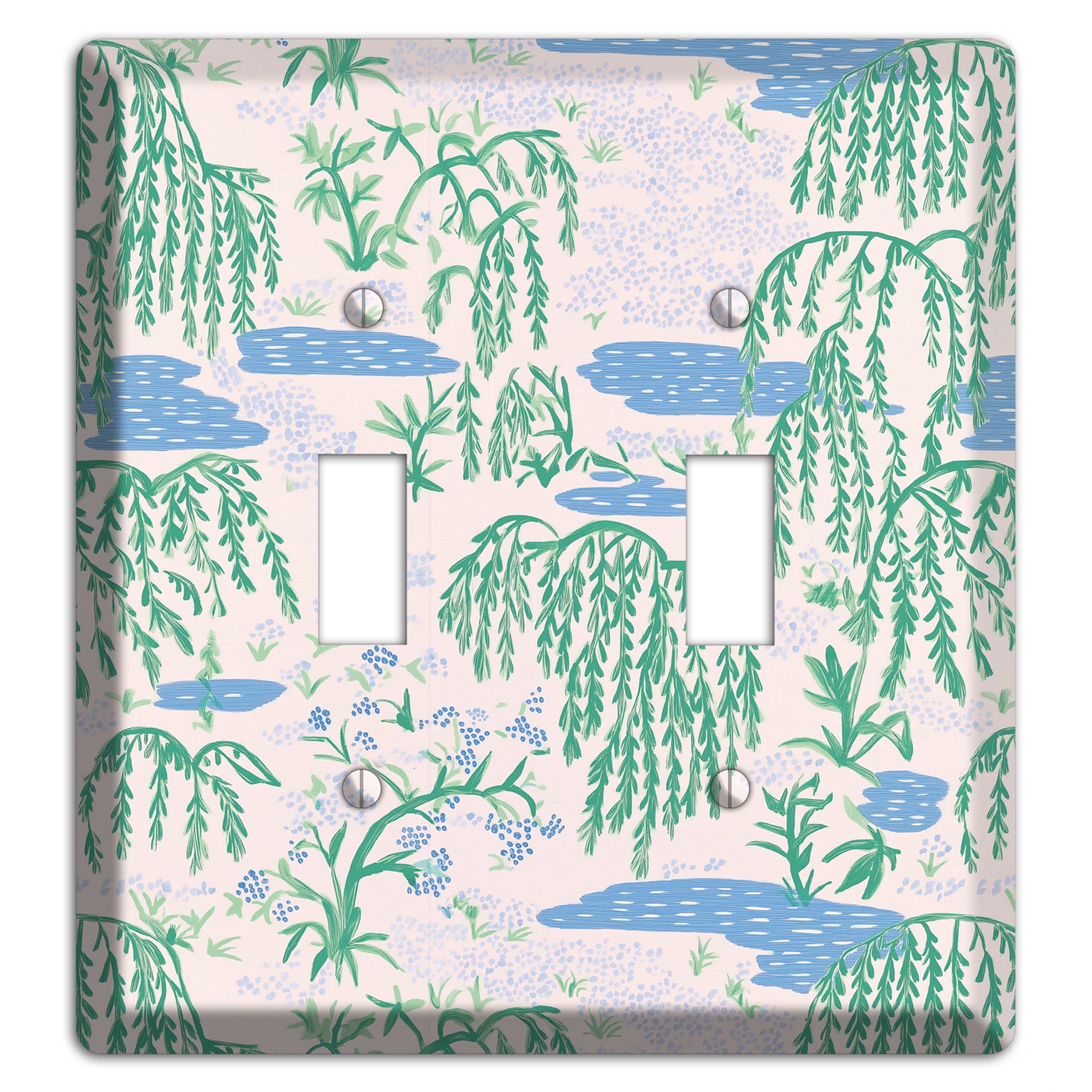Willow & Still Water 2 Toggle Wallplate