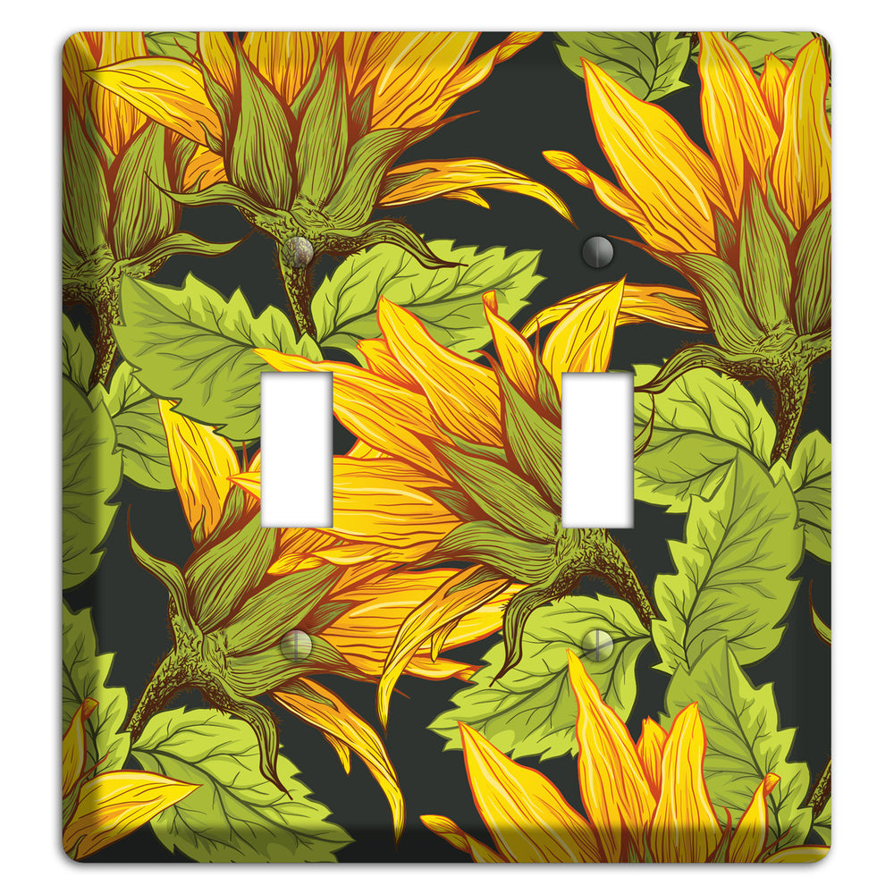 Gilded Bloom Tangle 2 Toggle Wallplate – Wallplates.com