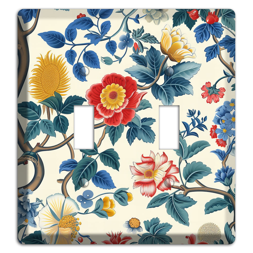 Tangled Bloom Tapestry 2 Toggle Wallplate