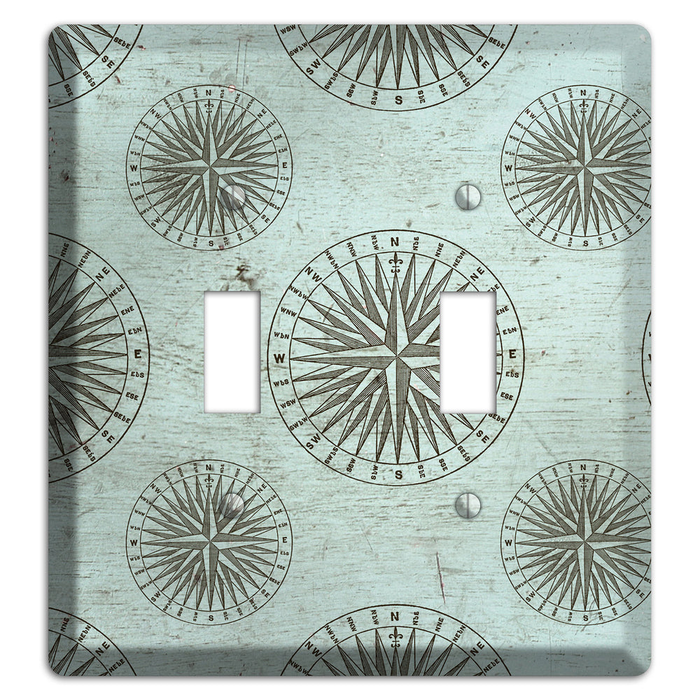 Compass & Current 2 Toggle Wallplate