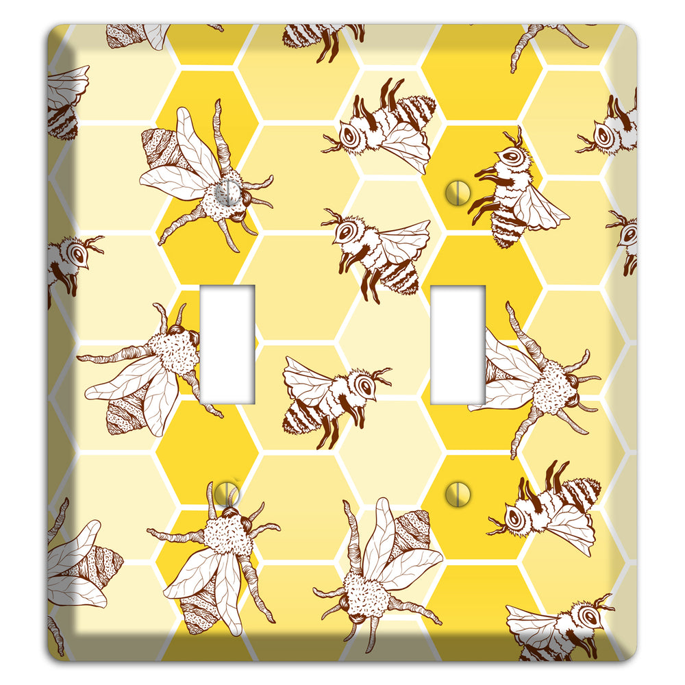 Hive & Wing 2 Toggle Wallplate