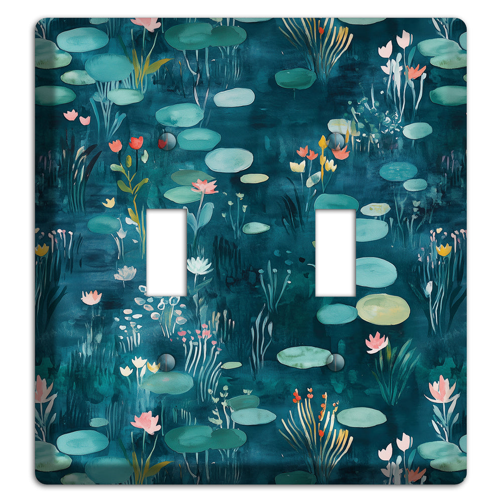 Lily Pond Reverie 2 Toggle Wallplate