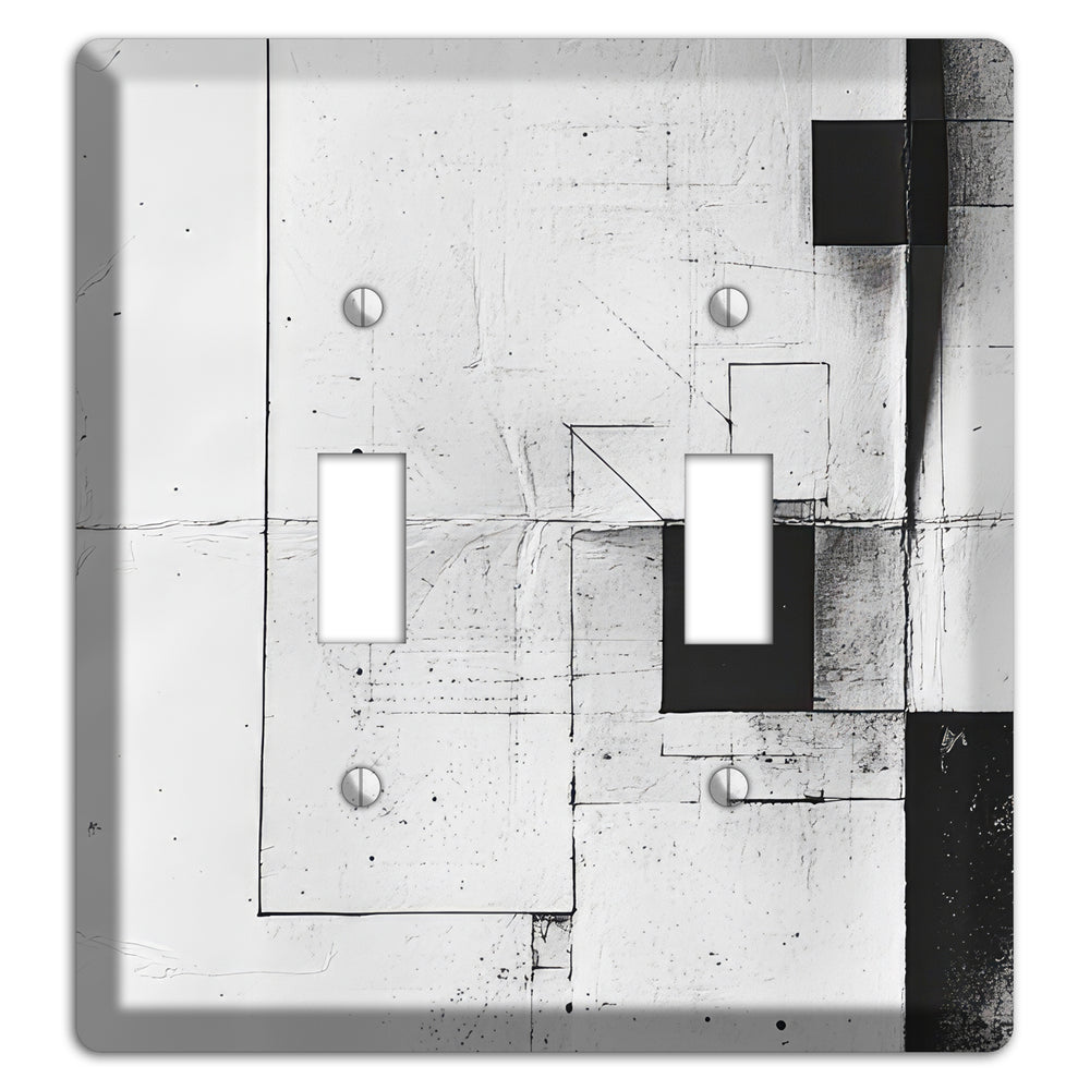 Fractured Blueprint Drift 2 Toggle Wallplate