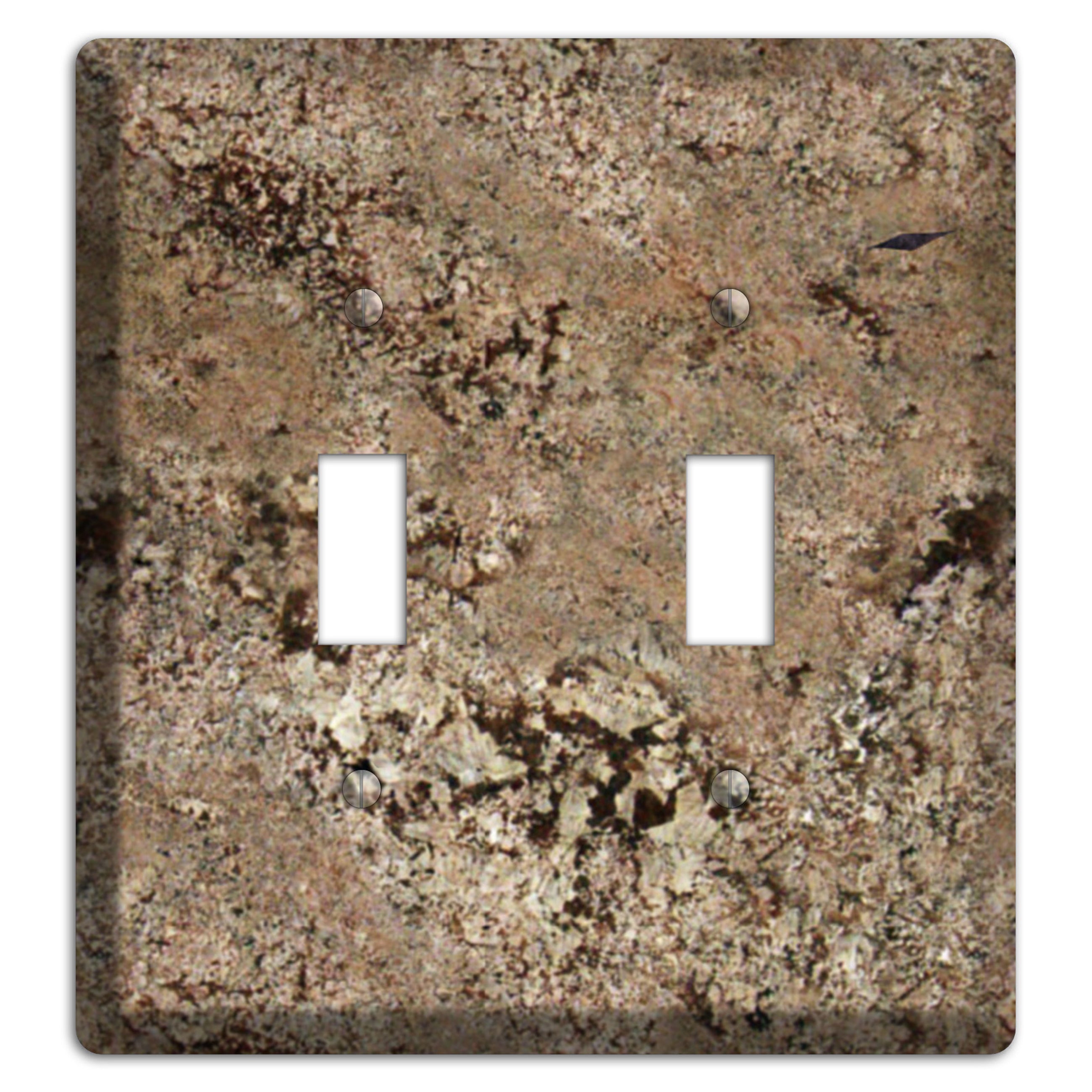 Crema Bordeaux Granite 2 Toggle Wallplate
