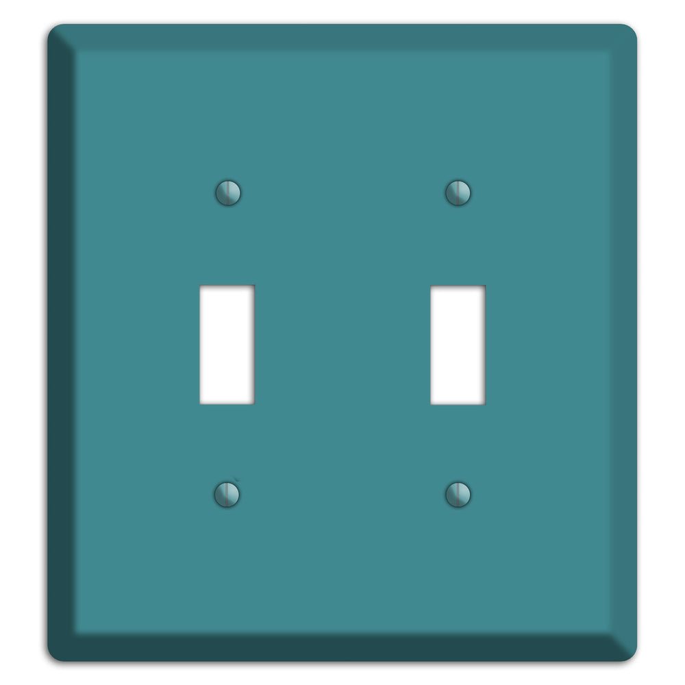 Baxter Turqouise 2 Toggle Wallplate
