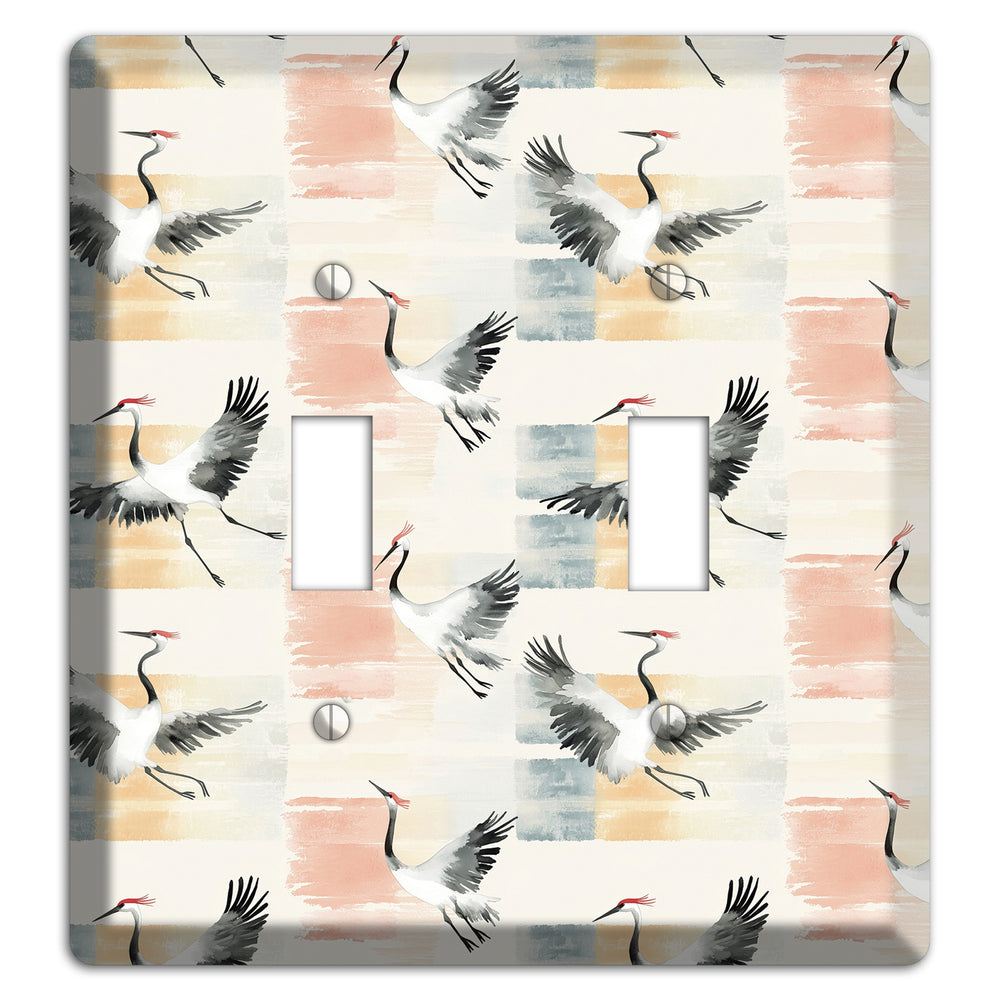 Blush Patchwork Flight 2 Toggle Wallplate